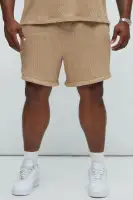 Catanina Textured Shorts(Tan,S)