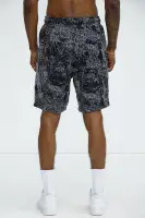 Grainy Tropics Relaxed Knit Shorts(Black/combo,S)