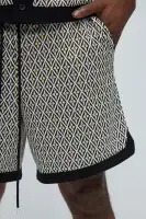 Rushmore Knit Warmup Shorts(Black/combo,S)