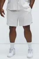 Herringbone Lightweight Warm Up Shorts(Cream,S)