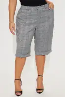 Wore It Well Trouser Short(Black/combo,XS)