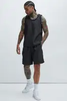 Santiago Relaxed Shorts(Black,S)