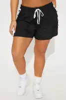 Move Along Track Short(Black/White,XS)
