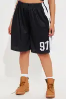 Touchdown Jersey Mesh Short(Black,XS)