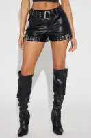 Outta This World Belted Short
