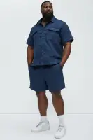 Carmen Jacquard Shorts(Navy,S)