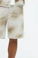 Byron Striped Relaxed Shorts(Cream/combo,30)