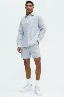 Subtle Stripe Shorts(Grey/combo,S)