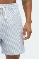 Subtle Stripe Shorts(Grey/combo,S)