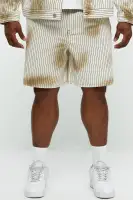 Byron Striped Relaxed Shorts(Cream/combo,30)