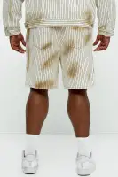 Byron Striped Relaxed Shorts(Cream/combo,30)