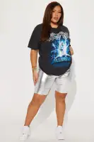 Rough Rider Biker Shorts(Silver,XS)
