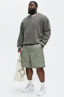 Deebo Quilted Shorts(Olive,S)