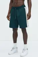 Crinkle Texture Taped Relaxed Shorts