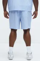 Seersucker Relaxed Shorts(Blue/combo,S)