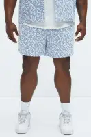 Jacquard Foliage Shorts
