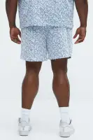 Jacquard Foliage Shorts(Blue/combo,S)