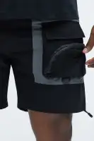 This Way Nylon Utility Short(Black,S)