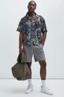 Twill Volley Shorts(Grey,S)