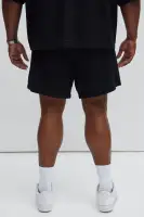 Zyler Textured Shorts(Black,S)