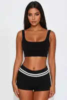 Take It Easy Foldover Waistband Short