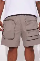 Starstruck Utility Cargo Shorts(Grey,S)