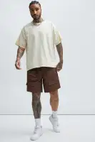 Safe Side Utility Nylon Shorts(Brown,S)