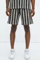 Summit Striped Relaxed Shorts