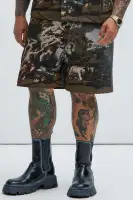 Cassiel Tapestry Shorts(Multi Color,30)