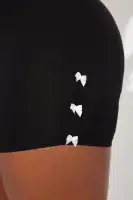 Sweet Timing Biker Shorts(Black,XS)