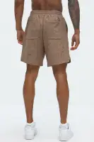 Kerwin Waffle Texture Shorts(Brown,S)