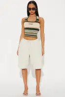 Wherever You Go Linen Bermuda Short