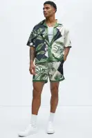 Agrarian Printed Short(Green/combo,S)