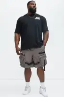 Jaxon Utility Cargo Nylon Shorts(Grey,S)