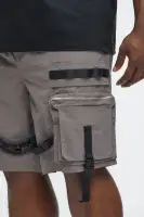 Jaxon Utility Cargo Nylon Shorts(Grey,S)
