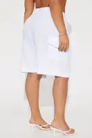 Next To You Linen Short(White,XS)