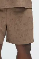 Kerwin Waffle Texture Shorts(Brown,S)