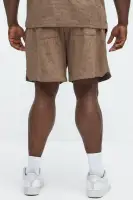 Kerwin Waffle Texture Shorts(Brown,S)