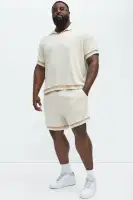 Fisher Knit Shorts(Off White,S)