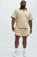 Kingpin Warmup Shorts(Tan,S)