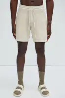 Clay Textured Shorts(Cream,S)