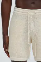 Clay Textured Shorts(Cream,S)
