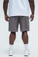 Snap Up Tech Shorts(Dark Grey,S)