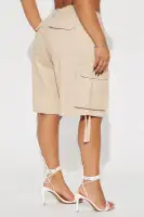 Onto Something Bermuda Short(Khaki,XS)
