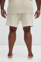 Clay Textured Shorts(Cream,S)