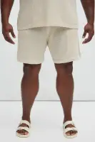Clay Textured Shorts(Cream,S)