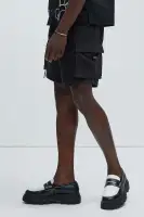 Keep It Coming Cargo Nylon Shorts(Black,S)