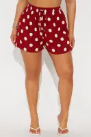 Emily Polka Dot Short(Rust,XS)
