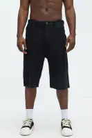 Linden Textured Baggy Shorts(Black,30)
