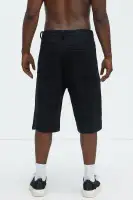 Linden Textured Baggy Shorts(Black,30)